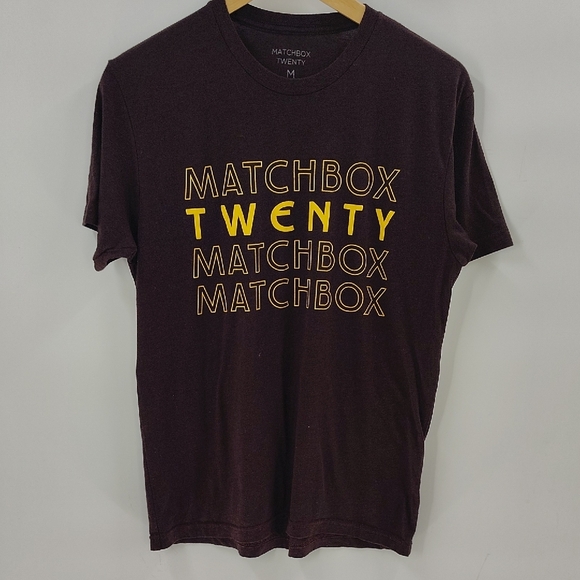 Matchbox Twenty T Shirt Band Tee Size Medium Short Sleeve Cotton Blend - Picture 1 of 4